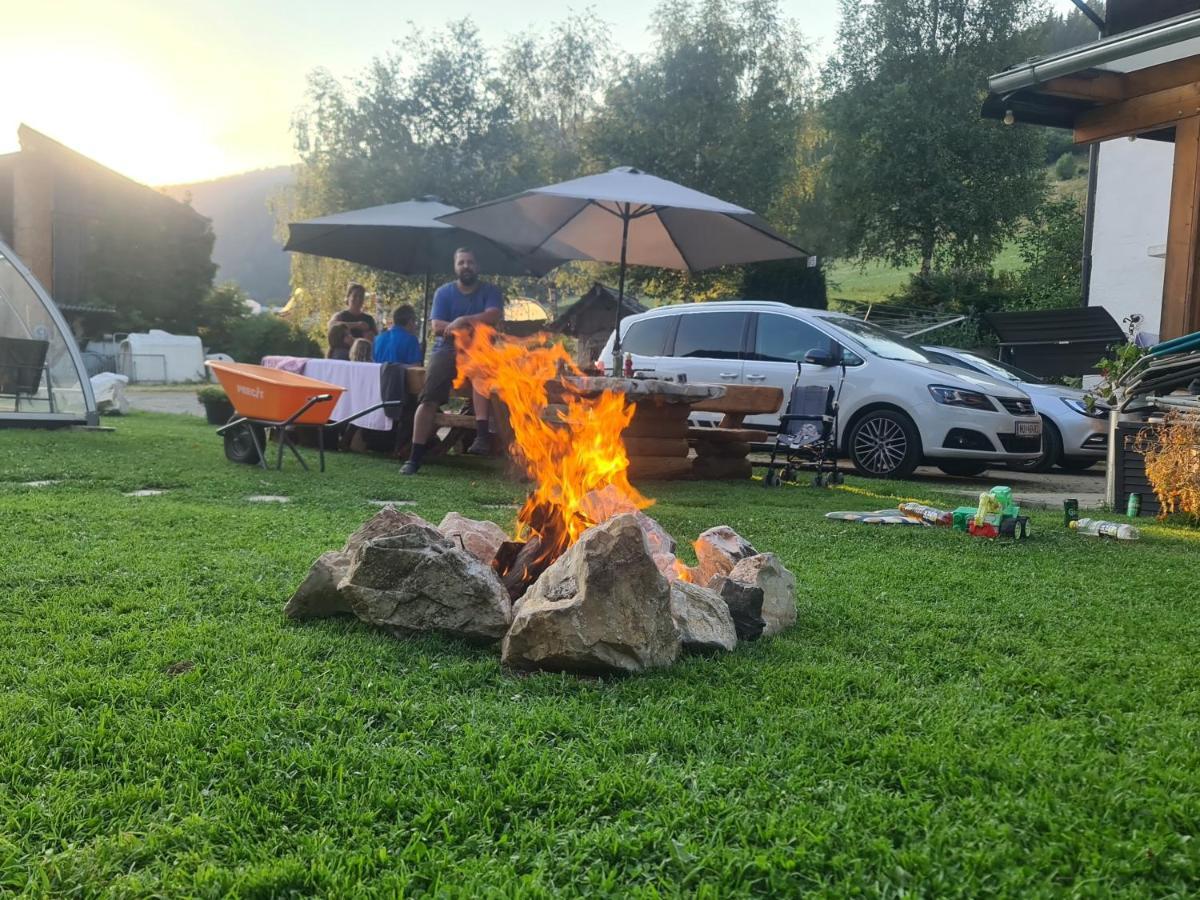 Schoene Ferienwohnung Im Naturpark Grebenzen Sankt Lambrecht Bagian luar foto